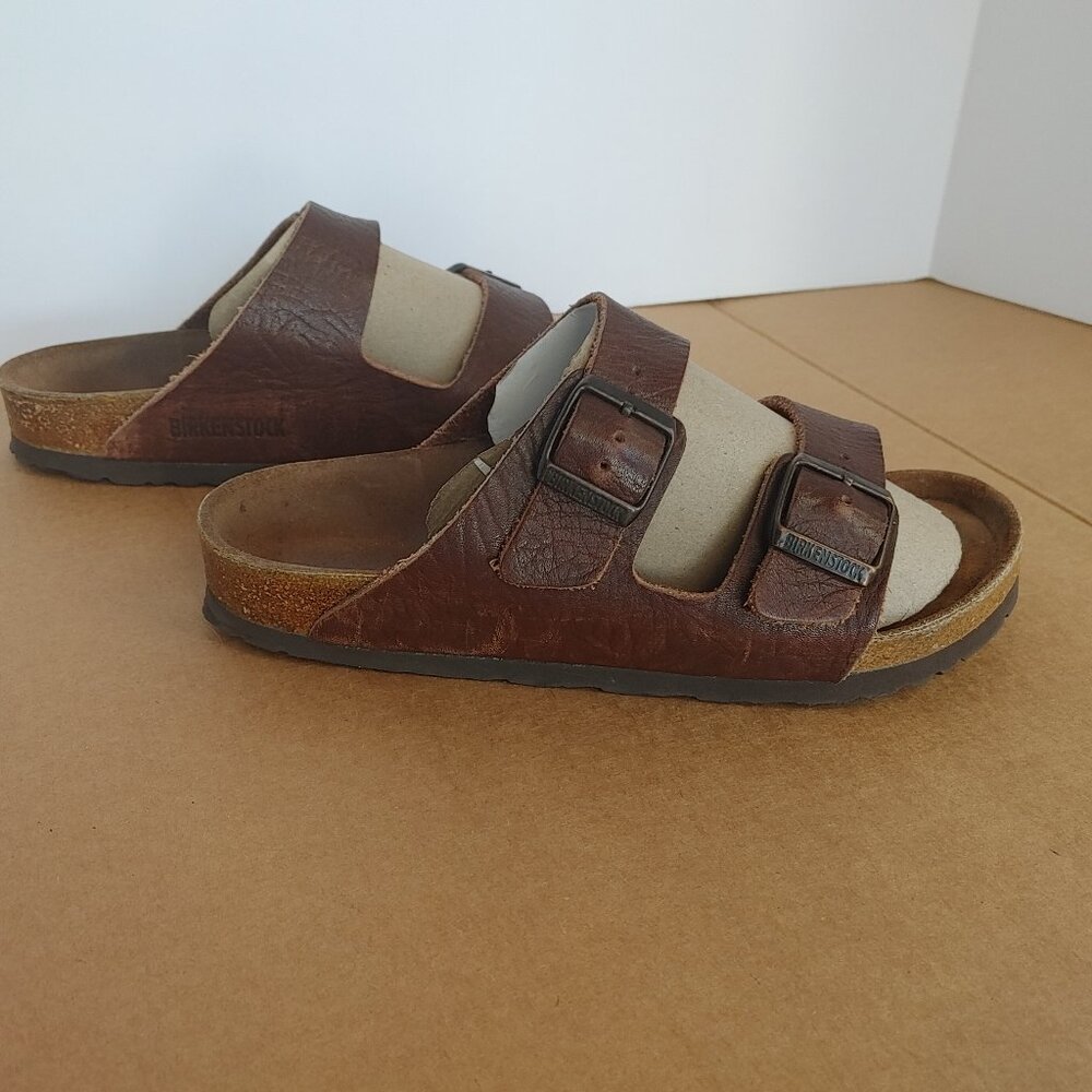 Birkenstock Brown Leather Sandals - Size 36 - Picture 4 of 15